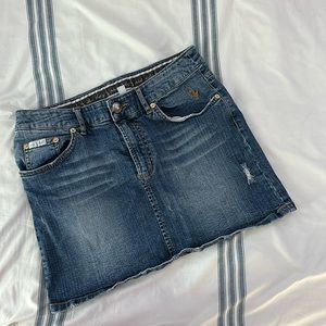 Baby Phat mini denim skirt
